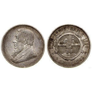 Republika Południowej Afryki, 2 szylingi, 1896, Pretoria