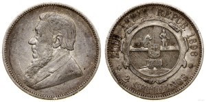 Republika Południowej Afryki, 2 szylingi, 1896, Pretoria