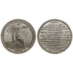 Niemcy, medal - kopia odlana, 1756