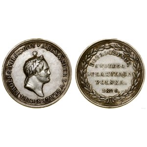 Polska, Medal na pamiątkę śmierci cara Aleksandra I, 1826