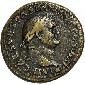 Cesarstwo Rzymskie, Wespazjan (August 69-79 ne), As 77-78 ne, mennica Rzym