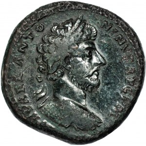 Cesarstwo Rzymskie, Marek Aureliusz (August 161- 186 ne), Sesterc, mennica Rzym
