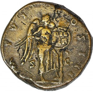 Cesarstwo Rzymskie, Marek Aureliusz (August 161- 186 ne), Sesterc 171-172 ne, mennica Rzym