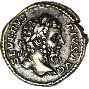 Cesarstwo Rzymskie, Septymiusz Sewer (August 193-211 ne), Denar 210 ne, mennica Rzym