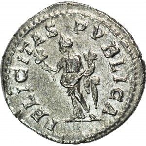 Cesarstwo Rzymskie, Geta (jako cezar 198-209 ne), Denar 200-203 ne, mennica Rzym