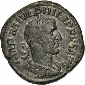 Cesarstwo Rzymskie, Filip Arab (August 244-249 ne), Sesterc, mennica Rzym