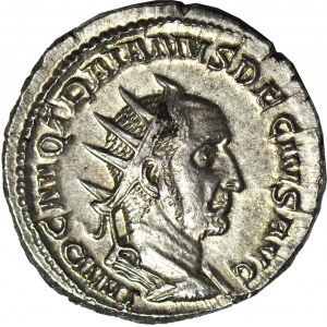 Cesarstwo Rzymskie, Trajan Decjusz (August 249-251 ne), Antoninian, mennica Rzym