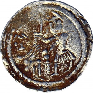 RRR- Władysław Wygnaniec 1138-1146, Denar, Rycerz i jeniec w hełmach normańskich