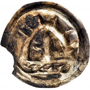 R-, Henryk I Brodaty 1201-1238 lub Henryk II Pobożny 1238-1241, Brakteat, Kopuła, R4