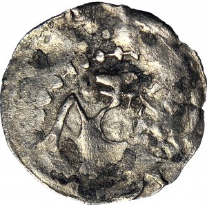 RR-, Księstwo Głogowskie, Henryk III 1273-1309, Parwus, Oleśnica lub Trzebnica, Jeleń/Orzeł