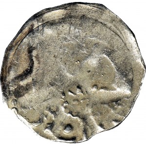 RR-,Księstwo Głogowskie, Henryk III 1273-1309 lub synowie, Parwus, Głowa wołu/Gwiazda