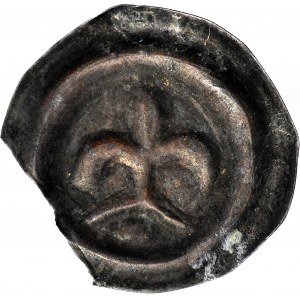 R-, Świętopełk II Wielki 1220-1266, Brakteat, Gdańsk, gruba Lilia, R4