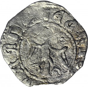 RR-, Kazimierz III Wielki 1333-1370, naśladownictwo Półgrosza w dobrym srebrze