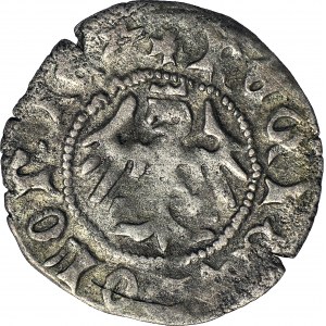 W. Jagiełło, Półgrosz 1404-1405, orzeł mniejszy, (udział 2,09%) Litery SA