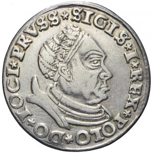 RR-, Zygmunt I Stary, Trojak 1530, Toruń, R5