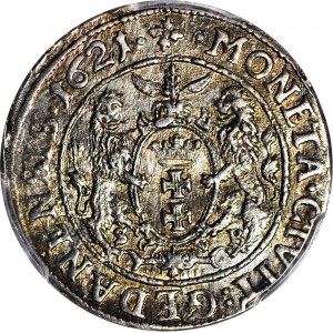 R-, Zygmunt III Waza, Ort 1621, Gdańsk, R2, menniczy