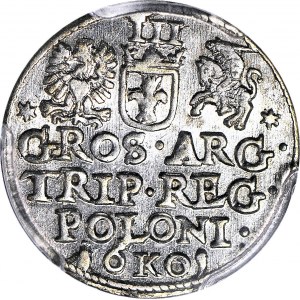 Zygmunt III Waza, Trojak 1601, Kraków, menniczy