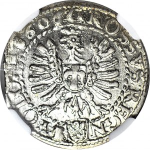 R-, Zygmunt III Waza, Grosz 1606 Kraków, menniczy, R3