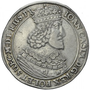 RRR-, Jan Kazimierz, Talar 1649, Gdańsk, błąd GEDANESIS (zamiast GEDANENSIS), R7