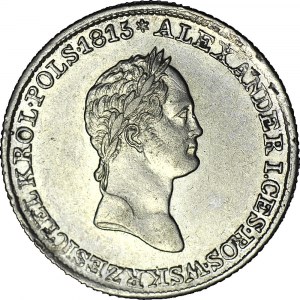 Królestwo Kongresowe, 1 złoty 1832, Warszawa, ciekawe