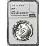 10 złotych 1938, Piłsudski, menniczy