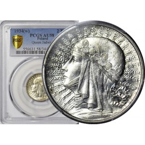 2 złote 1934, Głowa, ładna
