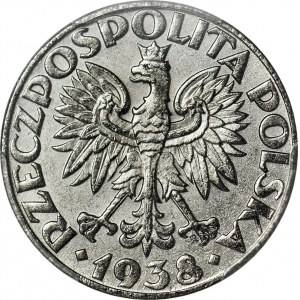 50 groszy 1938 NIKLOWANE, mennicze