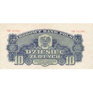 10 złotych 1944 ...owym, ser. CM