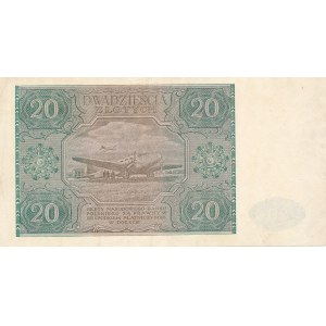 20 złotych 1946, ser. G, mała litera