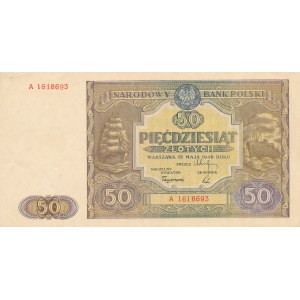 50 złotych 1946, ser. A