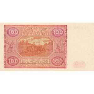 100 złotych 1946, ser. B, mała litera