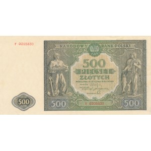 500 złotych 1946, ser. F