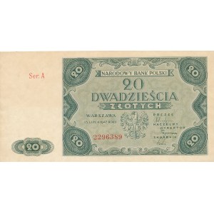 20 złotych 1947, ser. A