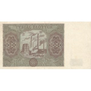 1000 złotych 1947, ser. B