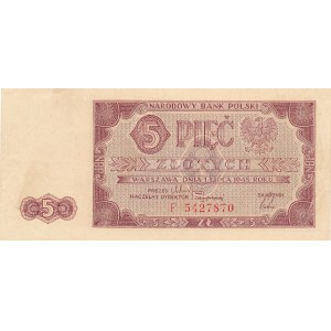 5 złotych 1948, ser. F