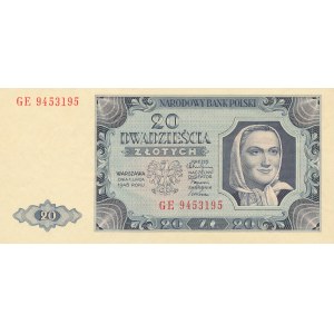 20 złotych 1948, ser. GE