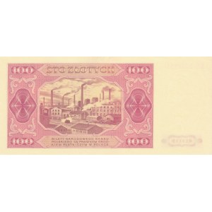 100 złotych 1948, ser. KD