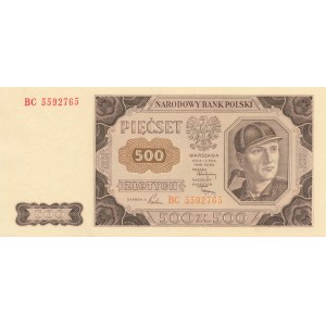 500 złotych 1948, ser. BC