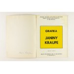 JANINA KRAUPE, [katalog wystawy] Grafika