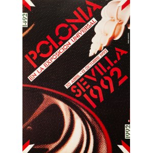 Roman Cieślewicz (1930 Lwów - 1996 Paryż), Plakat Polonia en La Exposition Universal - Sevilla 1992', 1992