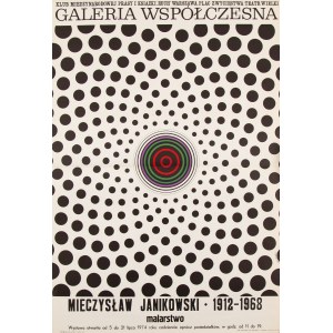 Roman Cieślewicz (1930 Ľvov - 1996 Paríž), Plagát k výstave Mieczysława Janikowského, 1974