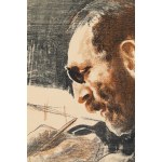 Leon Wyczółkowski (1852 Huta Miastkowska - 1936 Warszawa), Portret Feliksa Mangghi Jasieńskiego, 1903