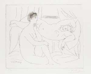 Pablo Picasso (1881 Malaga - 1973 Mougins), Femmes se reposnat z 