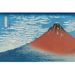 Hokusai Katsushika (1760 - 1849 ), Czerwona góra Fuji z serii Trzeydziestu sześciu widoków góry Fuji