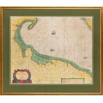 Jacobsz Theunis (1632 Andijk - 1679), Map of the Gulf of Gdansk