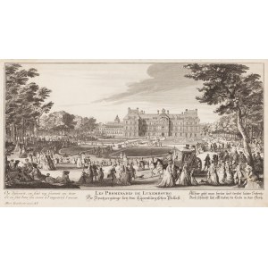 nieznany, 'Les Promenades de Luxembourg' wg Jacquesa Rigaud