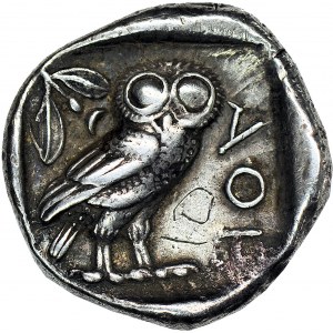 Naśladownictwa monet ateńskich - Syria / Egipt, Tetradrachma po 450 pne.