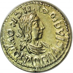 Bosfor Cymeryjski (Królestwo Bosforskie), Reskuporides II (211-226 ne), Stater elektronowy AKΦ (rok 521 = 224 ne)