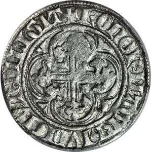 RR-, Zakon Krzyżacki, Winrych von Kniprode 1351-1382, PÓŁSKOJEC, rzadki, R4