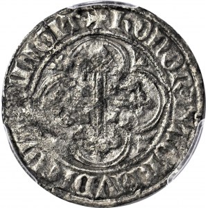 R-, Zakon Krzyżacki, Winrych von Kniprode 1351-1382, PÓŁSKOJEC, rzadki, R4